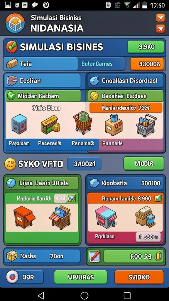 j200m - Menunjukkan berbagai tantangan yang harus dihadapi pemain.
