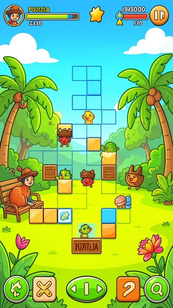 toto1000 - Screenshot menampilkan karakter utama dalam aksi seru.